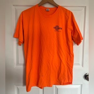 jerzees comfy orange tshirt